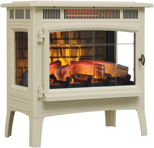 Vista 13 de Duraflame DFI-5010 - Estufa infrarroja en 3D para chimenea eléctrica con control remoto