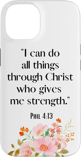 Vista 4 de I Can Do All Things Through Christ Jesus Philippians 4:13 Case for iPhone 17