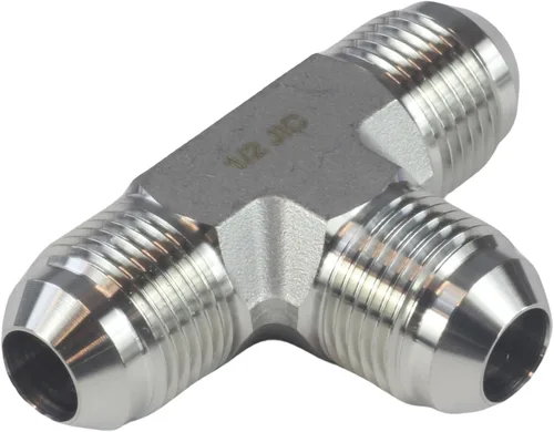 Vista 4 de HFS (R) acero inoxidable 304 JIC camiseta acampanada 1/2" JIC macho