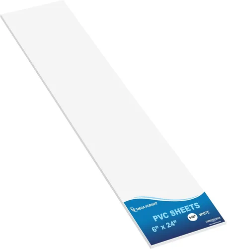 Vista 65 de Mega Format Hojas de plástico de PVC expandido – Hoja negra rígida de 5 x 7 pulgadas para manualidades, señalización y exhibiciones – Sintra Negro
