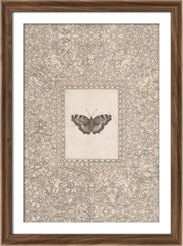 Vista 48 de MUDECOR Lienzo enmarcado prémium para pared, pinos nevados en bosque de invierno, ilustraciones modernas, arte contemporáneo, escénico, divertido