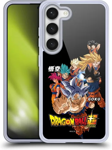 Vista 241 de Head Case Designs Funda de gel con licencia oficial de Dragon Ball Super Group Future Trunks Arc Characters [protección de grado militar] compatible