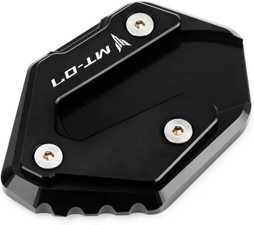 Vista 4 de Placa de soporte de extensión de soporte lateral para motocicleta compatible con YAMAHA MT-07 2014-2023 Soporte de almohadilla de pie Accesorios