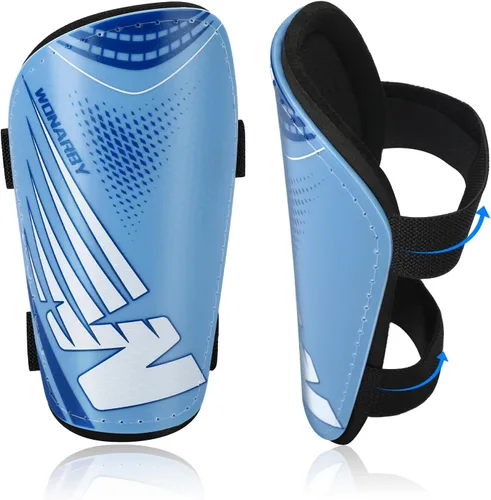 Vista 9 de Shin Guards Soccer Youth Kids - Shin Guard for Boys Girls Teenagers Toddler 2-18 Years Old - Football Shin Pads Protection Equipment with Adjustable