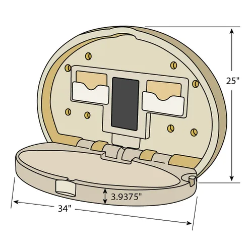 Vista 3 de Precious Baby - Cambiador Hospeco 67016, color blanco