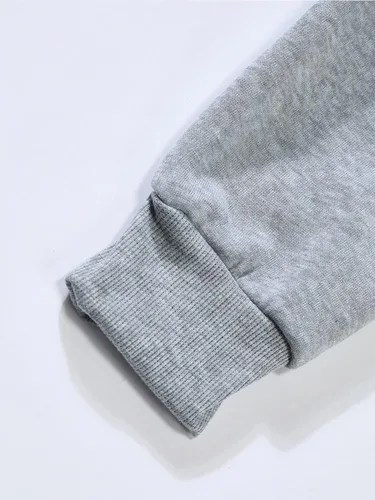 Vista 4 de DIDK Sudadera casual de manga larga con cordón y bolsillos para mujer
