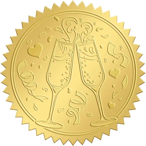 Vista 16 de CRASPIRE Sellos de certificado de lámina dorada, calcomanías de libro de lectura, excelencia académica, autoadhesivas, en relieve, 100