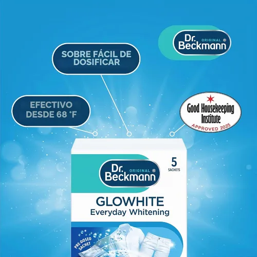 Vista 2 de Dr.Beckmann Glowhite - 5 bolsas de 40 g