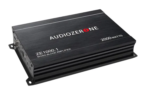 Vista 2 de Amplificador de audio para automóvil ZE1000.1 2000W Monoblock Class D MOSFET Subwoofer Audio, 1-4 Ohm estable, paso bajo crossover, fuente