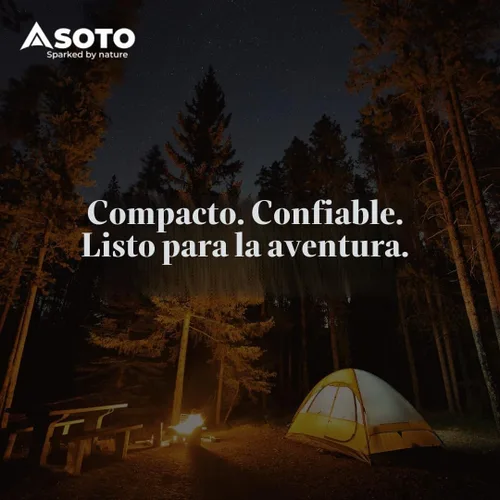 Vista 8 de SOTO Estufa Amicus con o sin estufa de camping encendedor, superior en condiciones de viento, resistente a los golpes y bajo costo con estufa