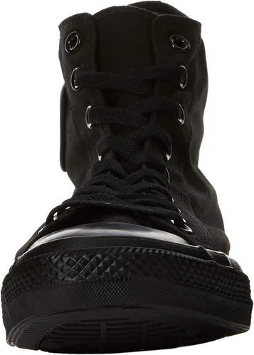 Vista 2 de Converse Chuck Taylor All Star High Top Tenis unisex, Negro monocromático