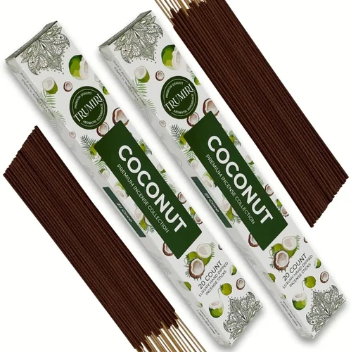 Vista 45 de Varillas de incienso ámbar – Total 40 varillas de incienso – Paquete doble de 20 Insense – Inciensos – Inscents – Ingredientes naturales no tóxicos