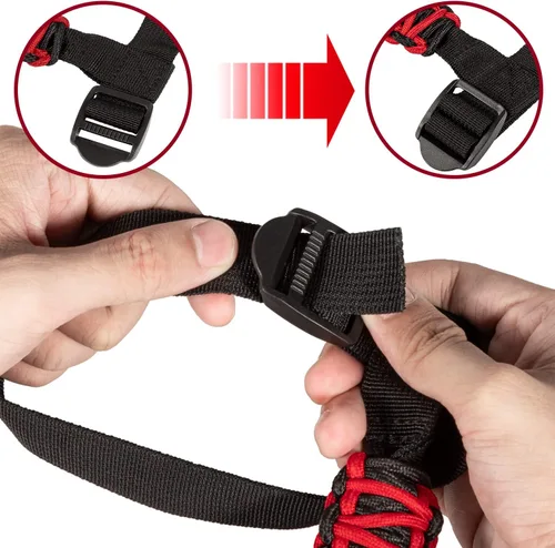 Vista 5 de Barra antivuelco de cuerda de paracaídas de alta resistencia compatible con Jeep Wrangler YJ TJ JK JKU JL JLU Sports Sahara Freedom Rubicon X