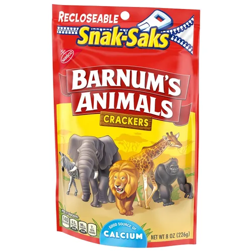Vista 15 de BARNUM'S Original Animal Crackers, Snacks para niños, Snaks, 8 onzas