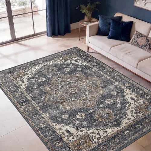 Vista 44 de Keen Home Design - Tapete lavable a máquina con respaldo antideslizante, para entrada, cocina, baño, lavandería, vintage de pelo orto y duradero
