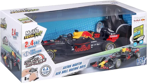 Vista 6 de Maisto M82351 Aston Martin Max 1:24 Premium RC F1 2018 RED Bull RB15 Verstappen, Multicolor