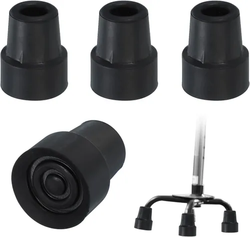Vista 10 de PATIKIL Puntas de bastón cuádruple, accesorios para bastones