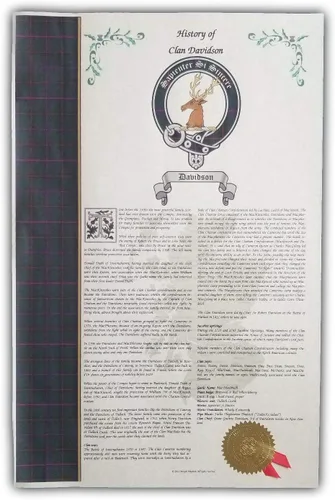 Vista 4 de Lion of the Clan Lyon - Scottish Clan & Sept History 3 Print Combo - Tartan, Buckle, Crest, Last Name Surname Meaning, Genealogy, Family Tree