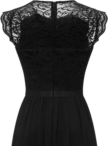 Vista 138 de Dressystar - Vestido de dama de honor, sin mangas, con cuello en V, para fiesta de boda