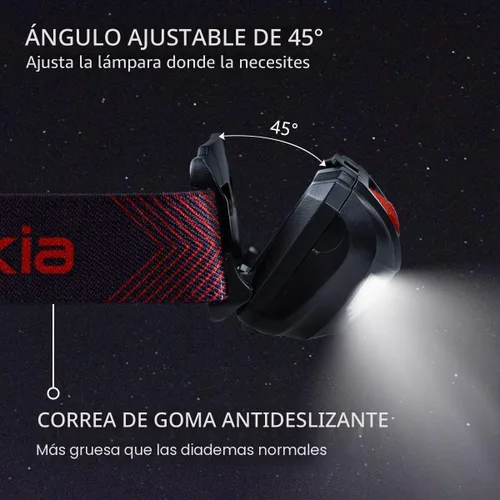 Vista 3 de Vekkia Luces LED para faros delanteros ultra brillantes, 5 modos