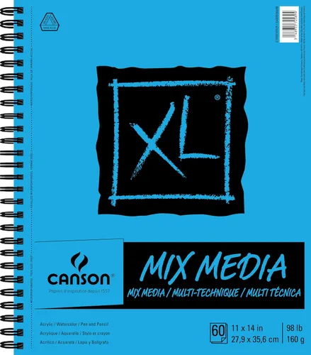 Vista 11 de Canson Bloc de medios mixtos serie XL 5-1/2" x 8-1/2", paquete de 6