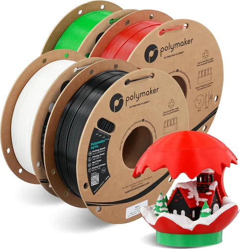 Vista 34 de Polymaker PETG Filament 1.75mm, 1KG, Army Brown PETG 3D Printer Filament, High-Speed Up to 500mm/s, Neatly Wound, Smooth Feeding, Reduced Stringing