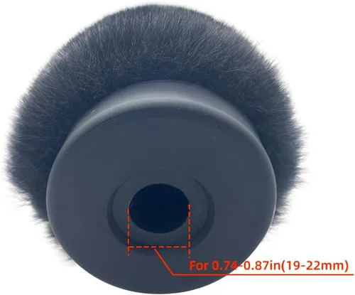 Vista 4 de Micrófono de viento Muff Pop Filtro para Sennheir MKE600 Cubierta de micrófono de escopeta parabrisas Deadcat para Rode Ntg4 NTG5 escudo Auriculares