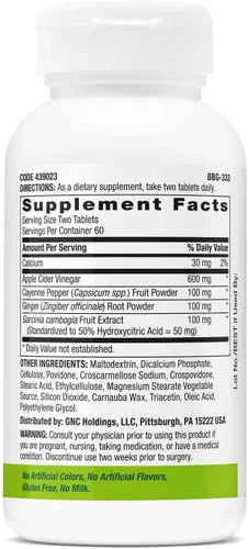 Vista 2 de Vinagre de manzana GNC SuperFoods