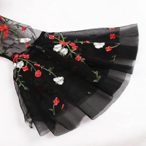 Vista 5 de Vestido de mujer vintage con lunares de los años 1950, estilo Audrey, rockabilly, de graduación, de los años 50 y 60, de línea A, para cóctel