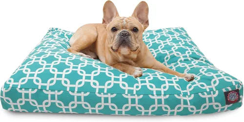 Vista 40 de Majestic Pet Cama para perro de espuma viscoelástica triturada, pequeña con funda extraíble lavable, cama ortopédica rectangular para perros, cama