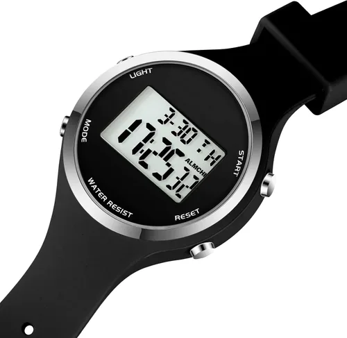 Vista 2 de Reloj XCZAP Deportivo al Aire Libre con Alarma, Resistente al Agua 5 Bar, LED, Digital