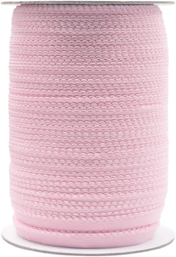 Vista 39 de Bristlegrass Picot Loop - Banda elástica para coser de 1/2 pulgada, 0.512 in, corona de carrete con volantes, cinta elástica para atar el cabello