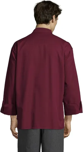 Vista 2 de Uncommon Threads Abrigo de chef marroquí para mujer 10 Btn