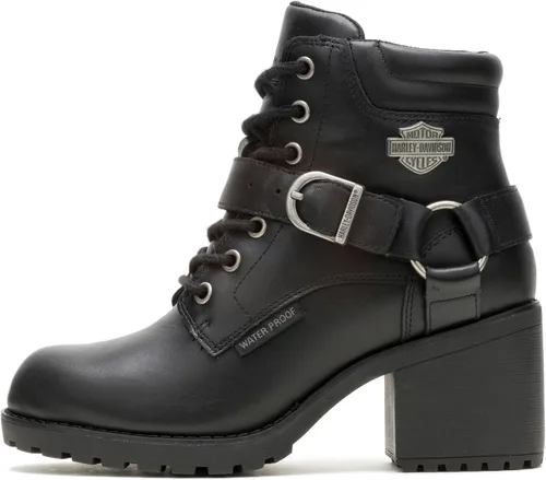 Vista 7 de Harley-Davidson Howell D84664 - Botas de motocicleta impermeables de 5 pulgadas, color negro