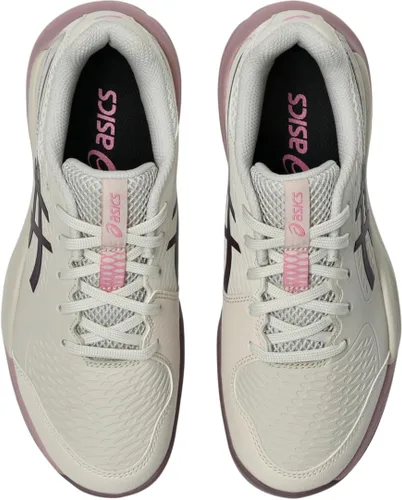Vista 7 de Zapatillas de tenis para niños ASICS Gel-Resolution X Grade School Avena suave/berenjena oscura