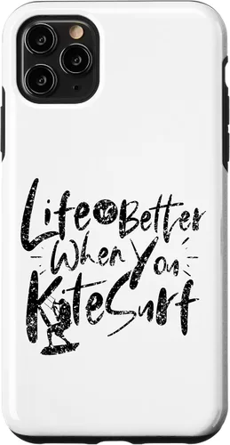 Vista 11 de iPhone 15 Life Is Better When You Kitesurf Kitesurfer Kitesurfing Case