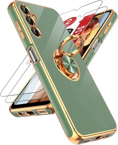 Vista 25 de LeYi Funda para iPhone XR: con Protector de Pantalla de Vidrio Templado [Paquete de 2] Soporte de Anillo Giratorio de 360°, Soporte Magnético