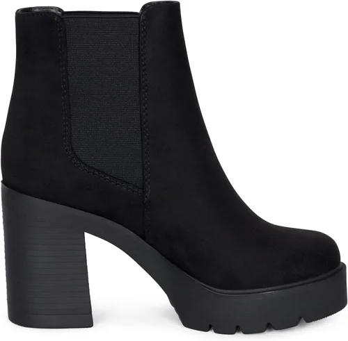 Vista 2 de STYLISH S DIVINE - Botines Chelsea con plataforma y punta redonda para mujer