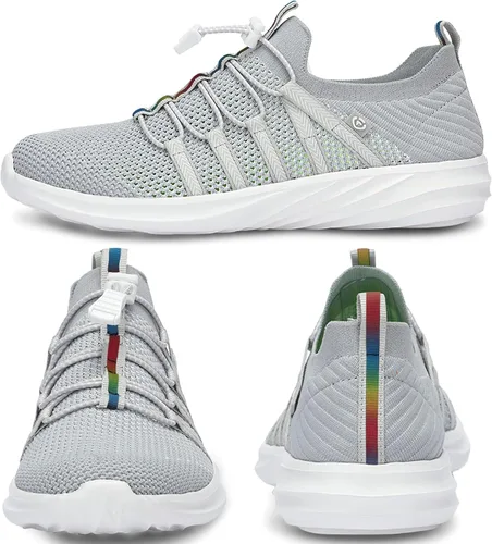 Vista 6 de VIFUUR Zapatos de agua para hombre y mujer, zapatos deportivos para playa, surf, caminar, kayak, barco, piscina
