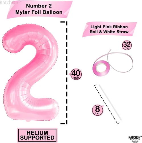 Vista 414 de KatchOn Globo negro del número 1 de 40 pulgadas, globo de feliz cumpleaños Large Mylar Number One Balloon for 1st Birthday Decorations, Foil