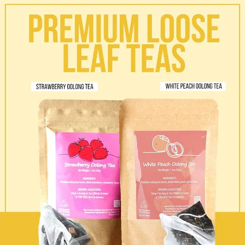 Vista 4 de YUMBUCHA Kit de Boba - DIY Té de Burbujas - 20 Bebidas - Botella de Acero Inoxidable Reutilizable y Pajita, Perlas de Azúcar Moreno de Tapioca