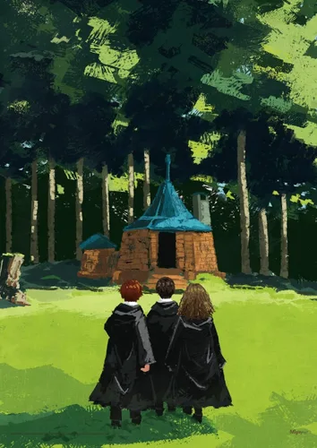 Vista 12 de MIGHTYPRINT Harry Potter Bosque Oscuro Harry Malfoy - Arte de pared (24 x 17 pulgadas)