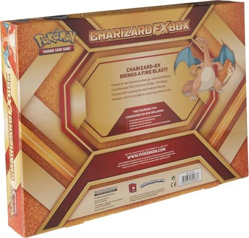 Vista 2 de Pokemon TCG: Juego de cartas Charizard-ex caja dinamitera de fuego.