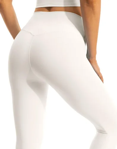 Vista 6 de Ukaste Leggings de yoga esenciales para mujer de 21 pulgadas, 23 pulgadas, 25 pulgadas, 28 pulgadas, cepillados, suaves, sin costura frontal