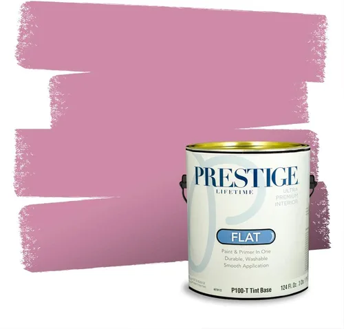 Vista 723 de Prestige Paints Pintura exterior e imprimación en uno, 1 galón, plano, coincidencia comparable de Valspar* Amber Rose*