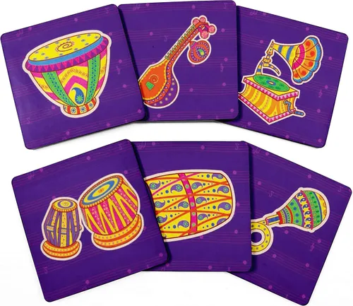 Vista 29 de Juego de 6 posavasos cuadrados de 4 pulgadas, fáciles de limpiar, base de corcho, reutilizables, diseño de calavera