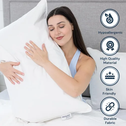 Vista 8 de Almohada similar a las almohadas supremas de conformidad con las noches de descanso descontinuadas para dormir, tamaño estándar