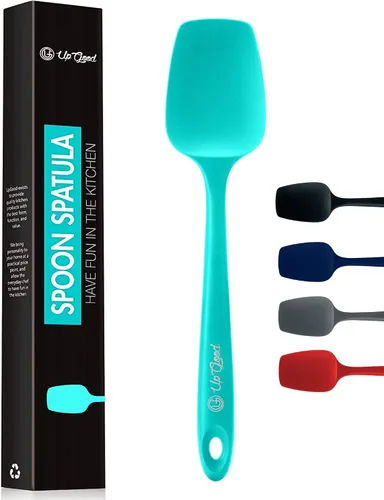 Vista 11 de Espátula de cuchara de silicona - resistente al calor de 600 °F, de goma antiadherente Spoonula Úselo como utensilio de raspador de cocina