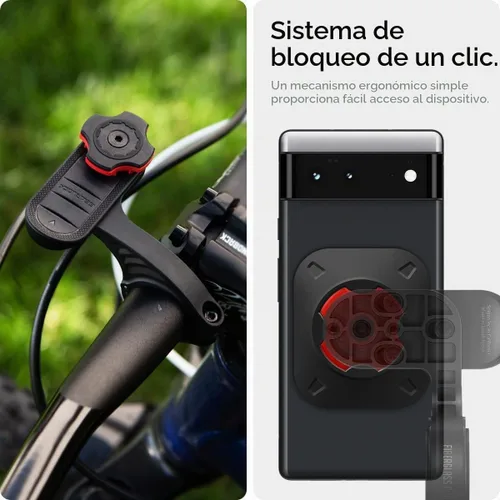 Vista 5 de Spigen Gearlock - Soporte de teléfono para bicicleta con adaptador universal