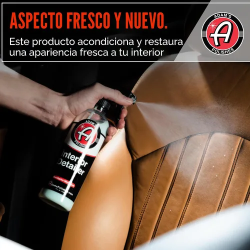 Vista 5 de Adam's Limpiador multipropósito para interior de automóviles, olor Eucalipto Menta